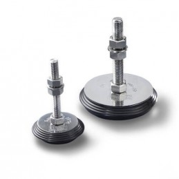 SOPORTE PIE INOX M12