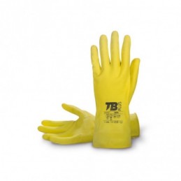 GUANTE LATEX NATURAL AMARILLO